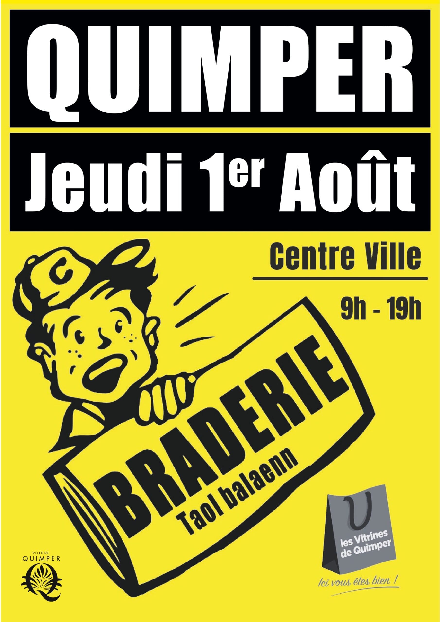 affiche Braderie Quimper